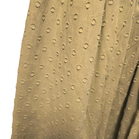 R. Vivimos green smocked milkmaid maxi dress NWT size Large - Picture 6 of 7